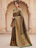 Green Woven Design Art Silk Kanjivaram Saree
