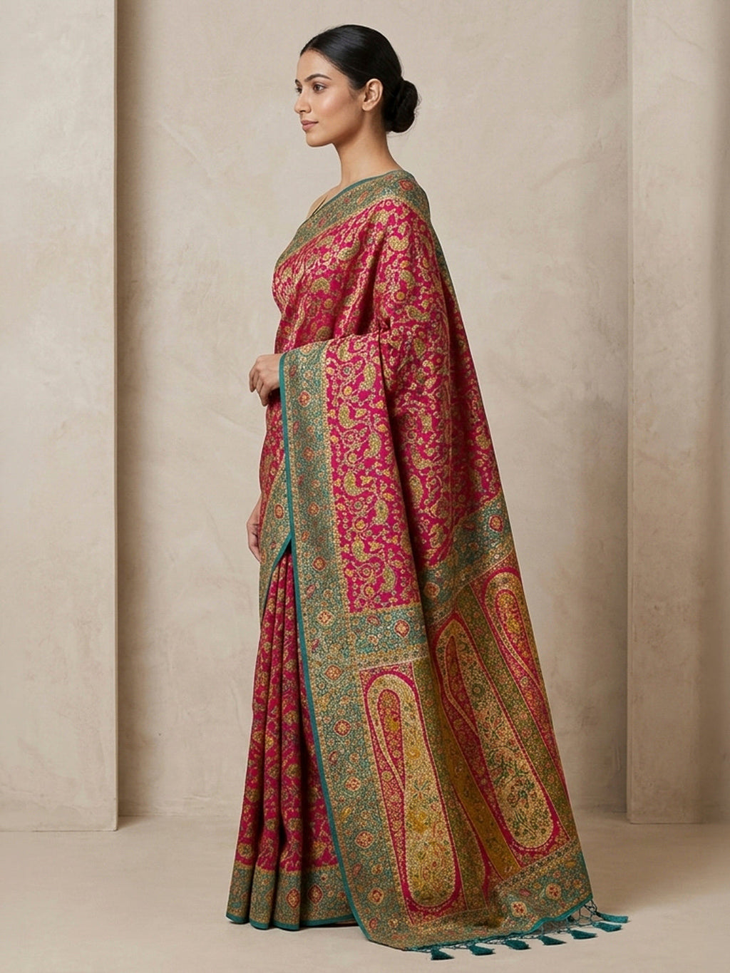 Rani Art Silk Printed Saree
