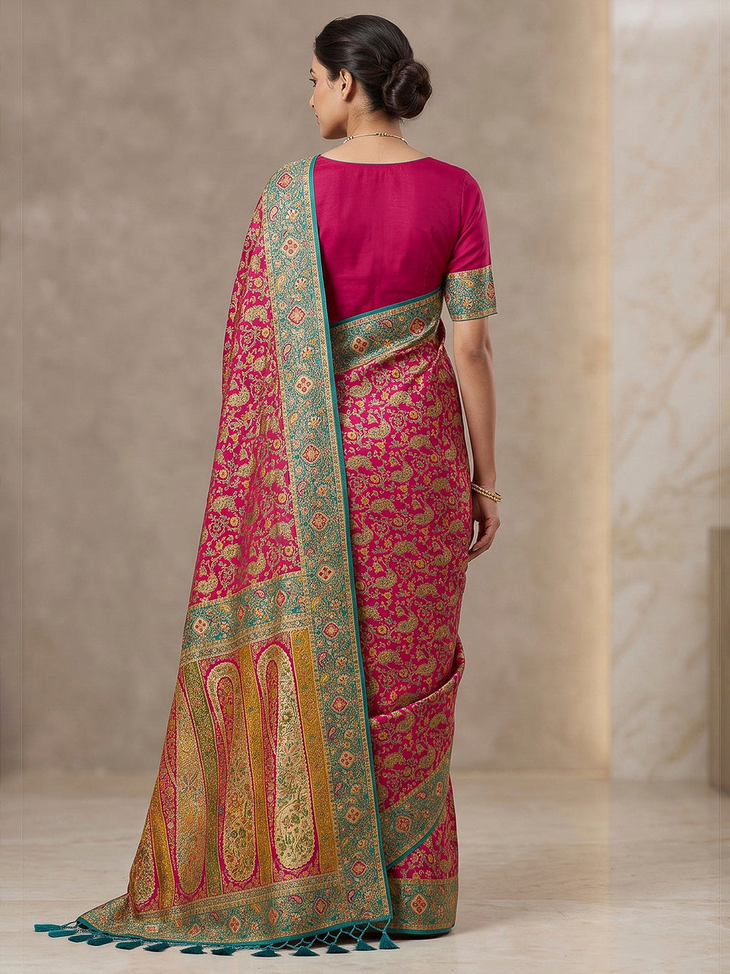 Rani Art Silk Printed Saree