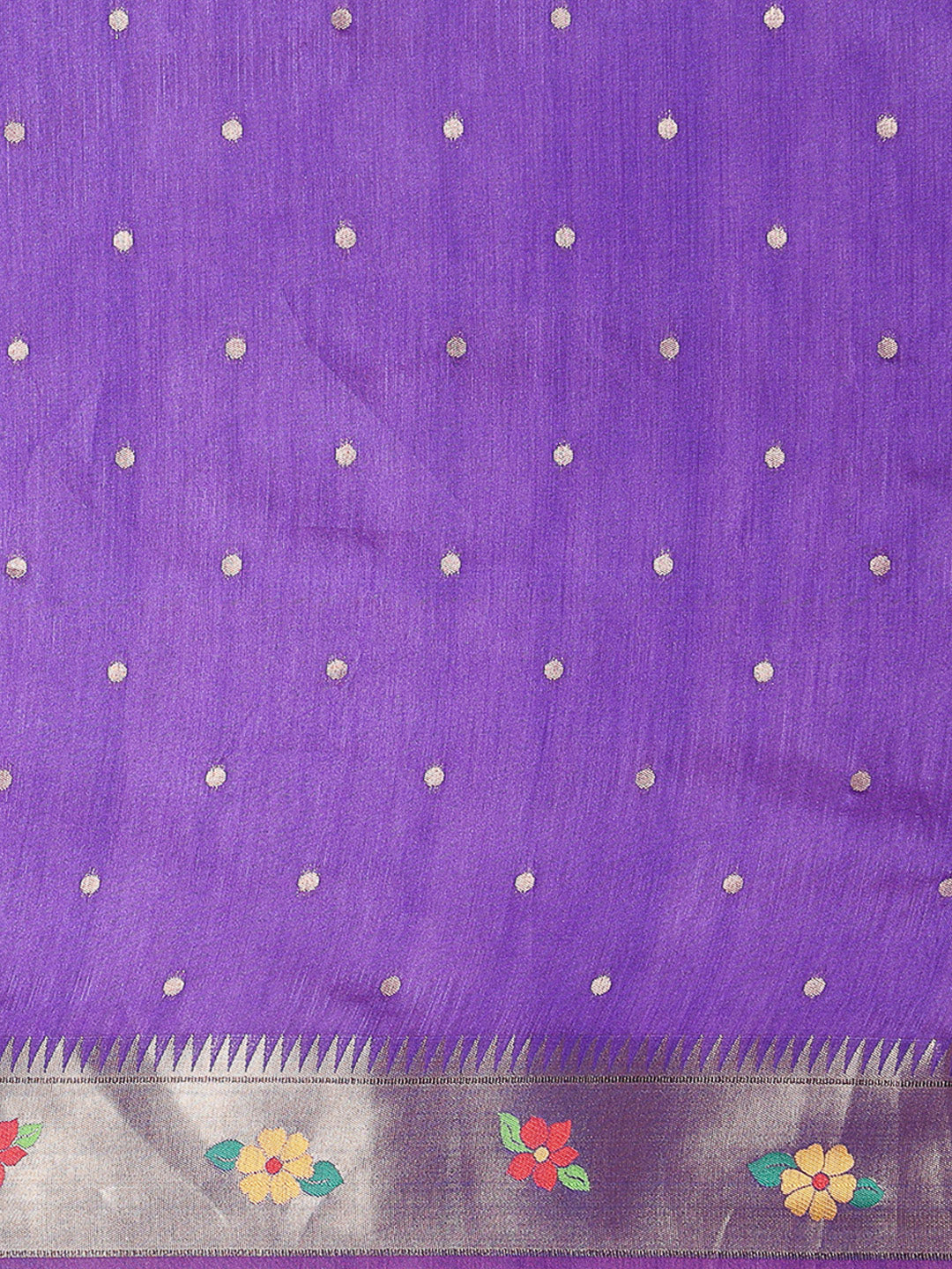 Purple Tissue Woven Saree