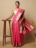 Rani Tissue Woven Saree