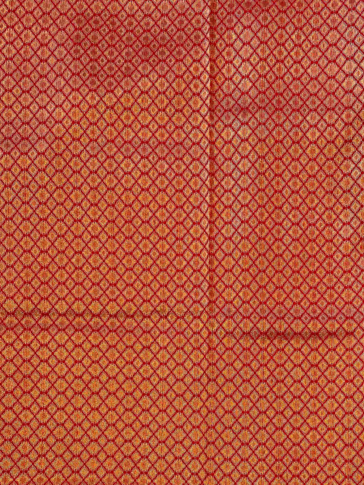 Bottle Green Woven Design Art Silk Kanjivaram Saree