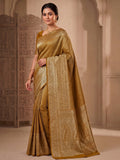 Yellow Woven Design Art Silk Kanjivaram Saree