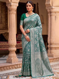Green Woven Design Art Silk Kanjivaram Saree