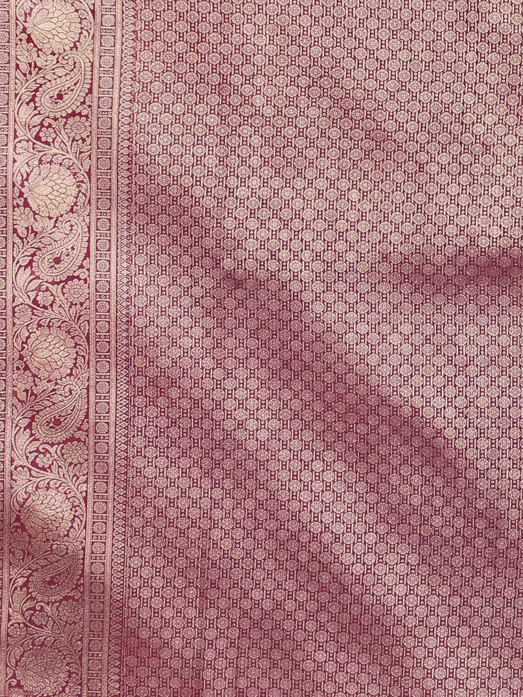 Pink Woven Design Art Silk Kanjivaram Saree
