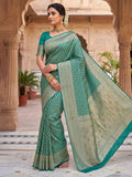 Green Woven Design Art Silk Kanjivaram Saree