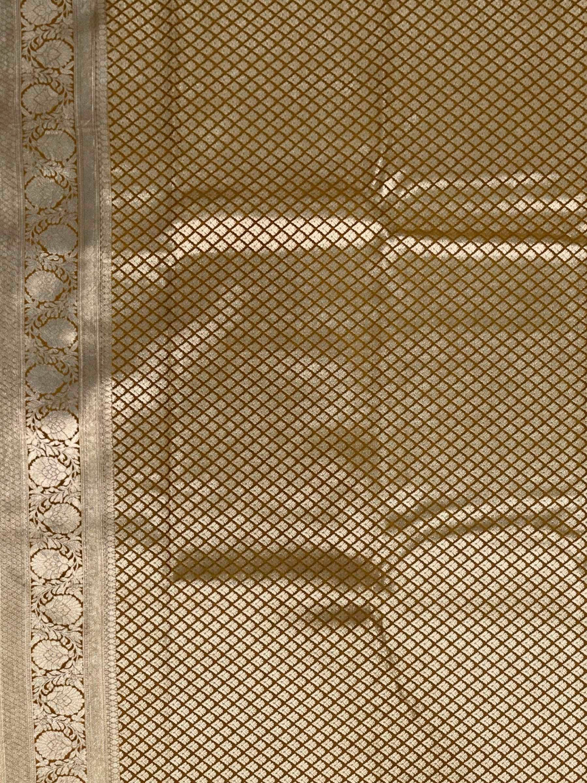 Mustard Woven Design Art Silk Kanjivaram Saree