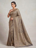 Grey Woven Design Art Silk Kanjivaram Saree