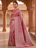 Red Woven Design Art Silk Kanjivaram Saree