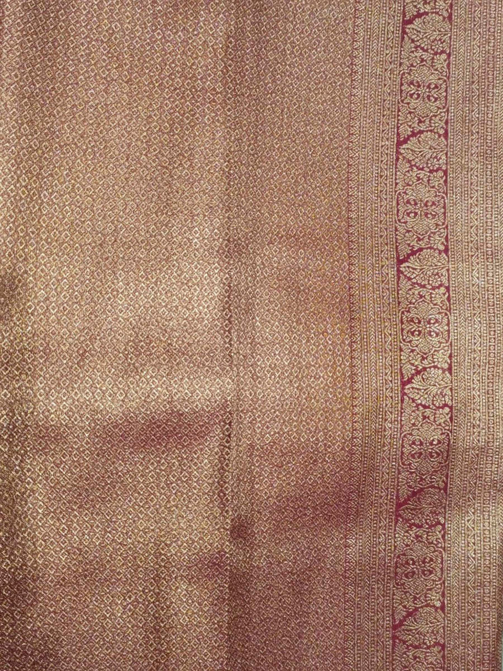 Maroon Woven Design Art Silk Kanjivaram Saree