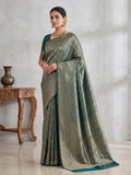 Light Green Woven Design Art Silk Kanjivaram Saree