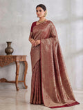 Red Woven Design Art Silk Kanjivaram Saree