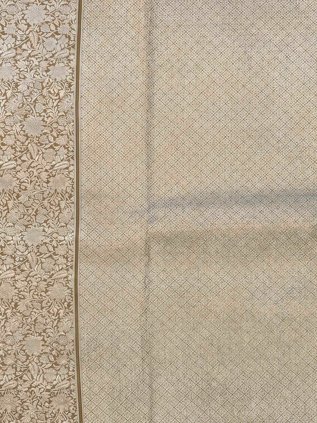 Beige Woven Design Art Silk Kanjivaram Saree