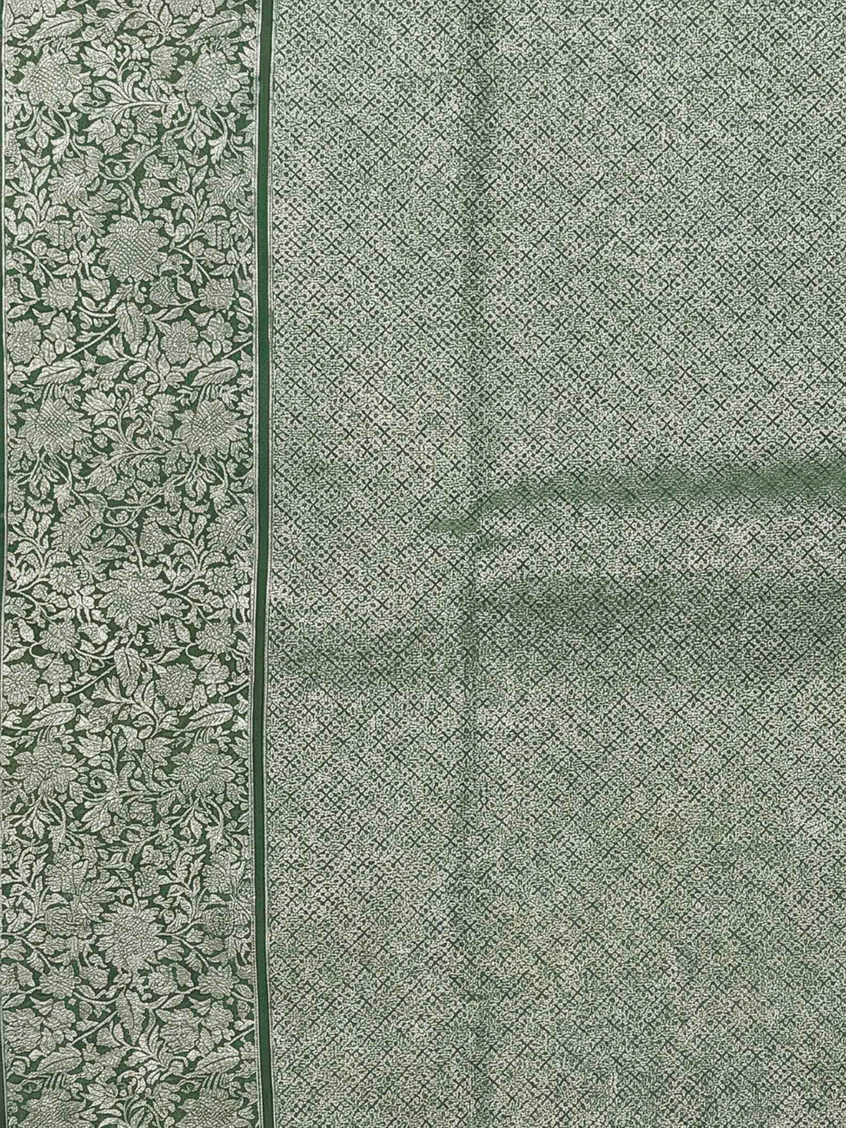 Green Woven Design Art Silk Kanjivaram Saree