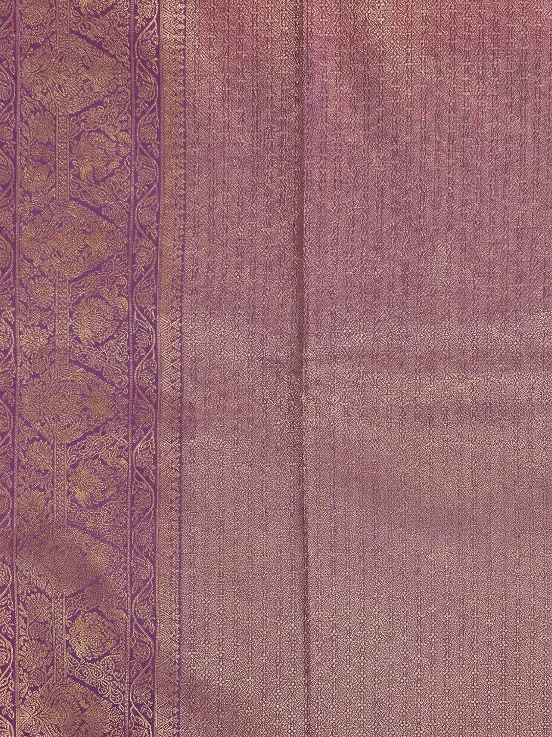 Lavender Woven Design Art Silk Kanjivaram Saree