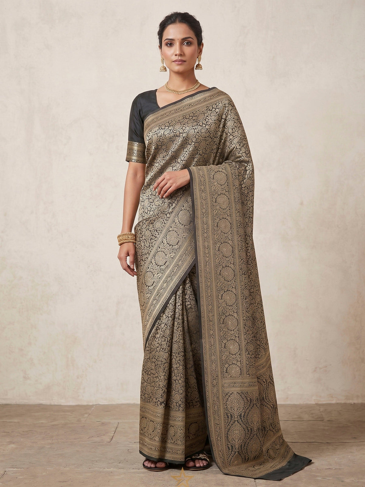 Green Woven Design Art Silk Kanjivaram Saree