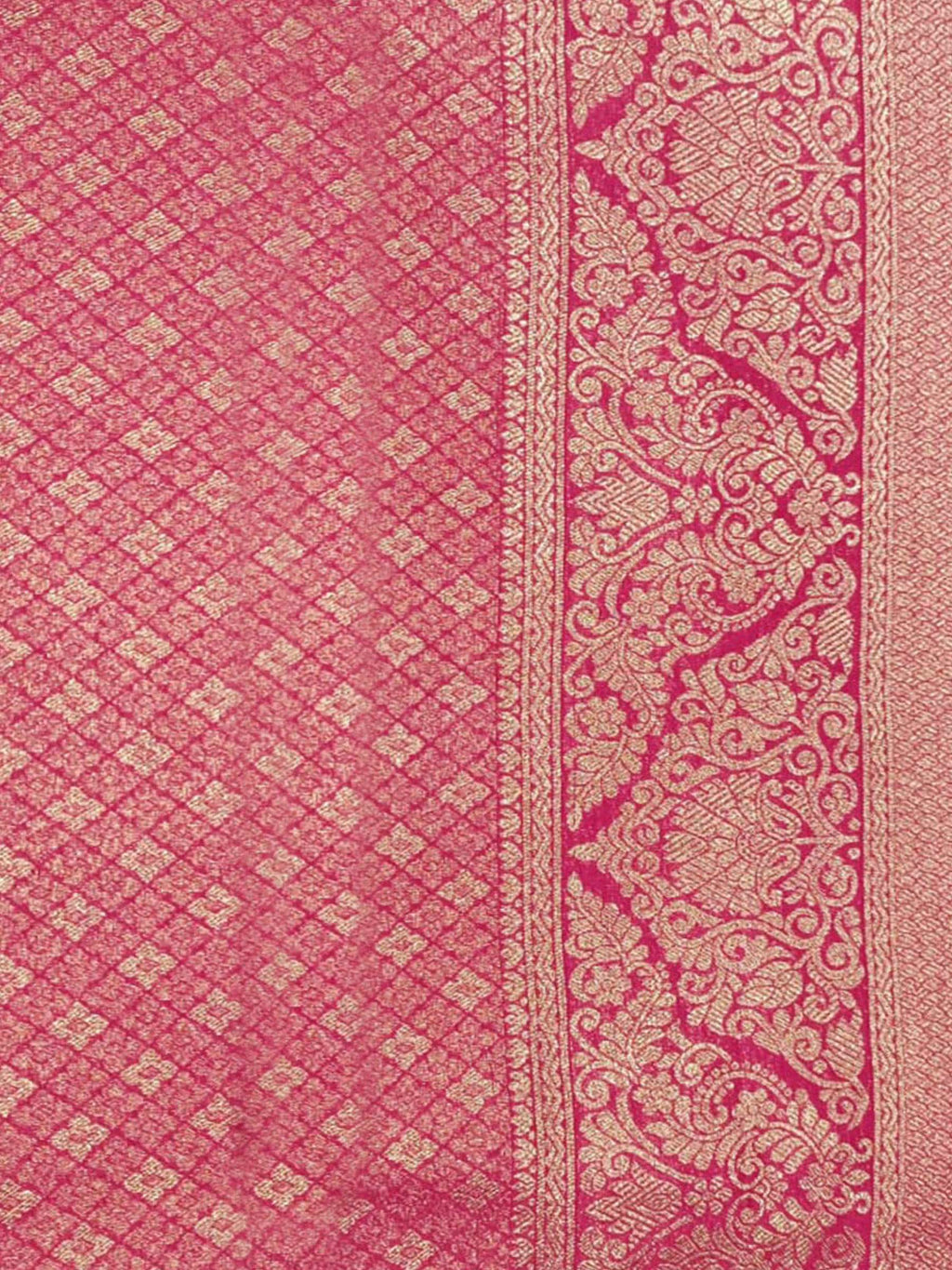 Pink Woven Design Art Silk Kanjivaram Saree