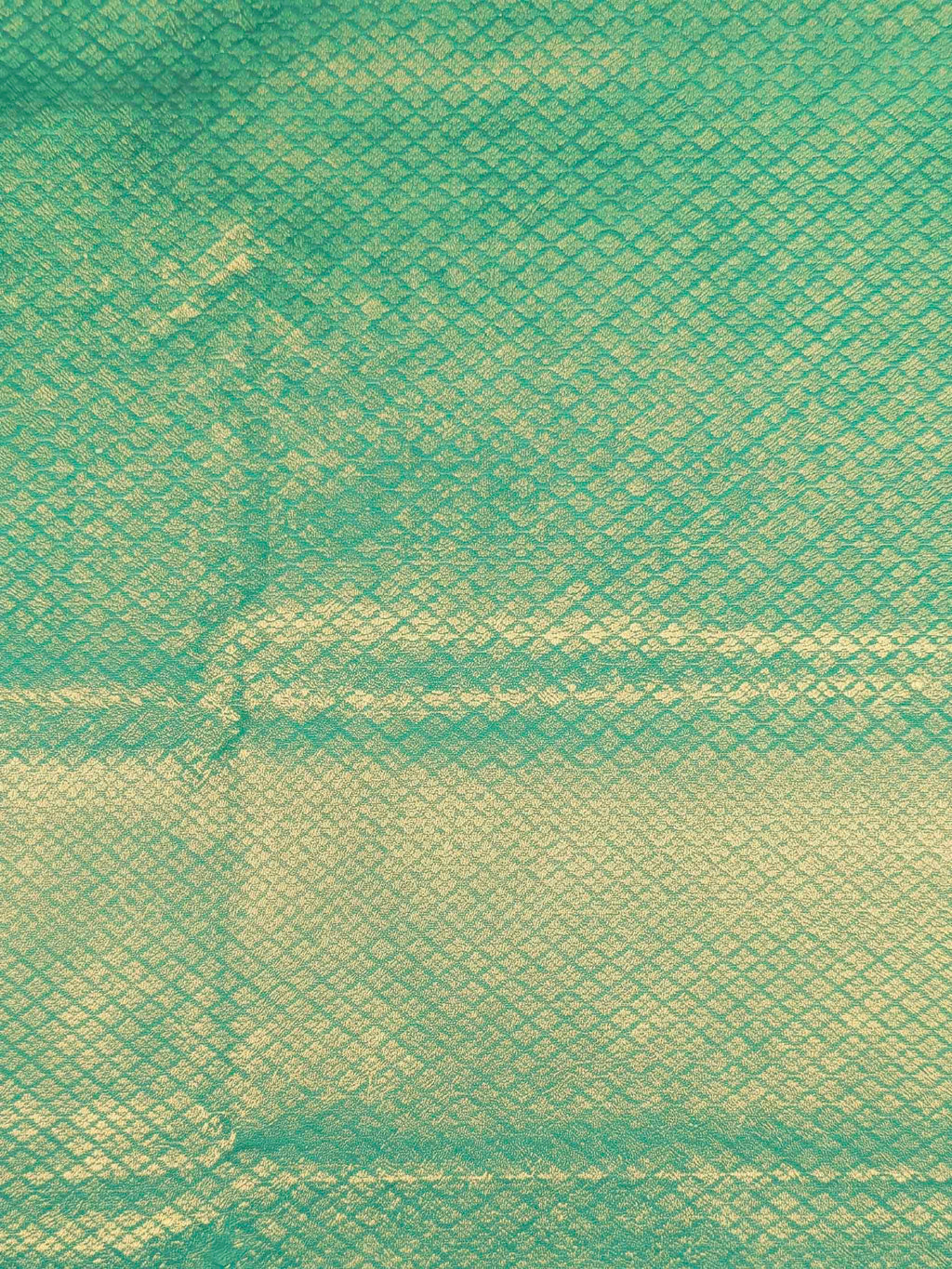 Sea Green Woven Design Art Silk Kanjivaram Saree