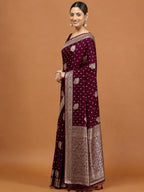 Rani Woven Design Dola Silk Saree