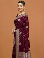 Rani Woven Design Dola Silk Saree