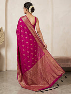 Rani Woven Design Dola Silk Saree