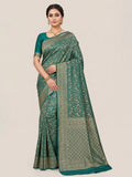 Green Woven Design Art Silk Kanjivaram Saree