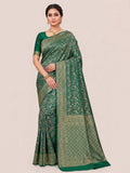 Green Woven Design Art Silk Kanjivaram Saree