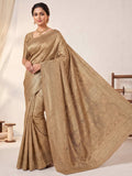 Off White Woven Design Art Silk Kanjivaram Saree