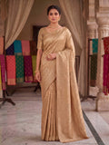 Off White Woven Design Art Silk Kanjivaram Saree