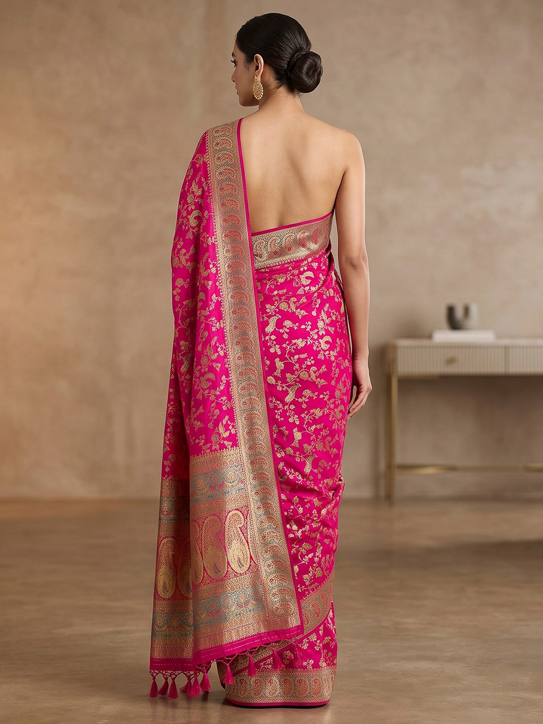 Rani Art Silk Printed Saree