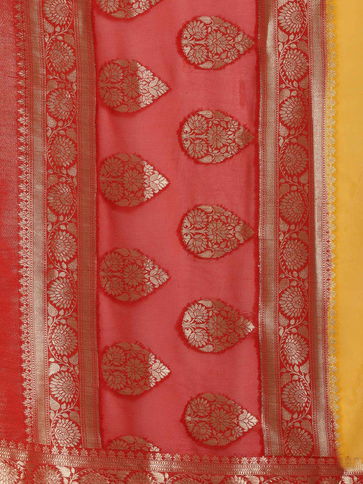 Plain Georgette Saree