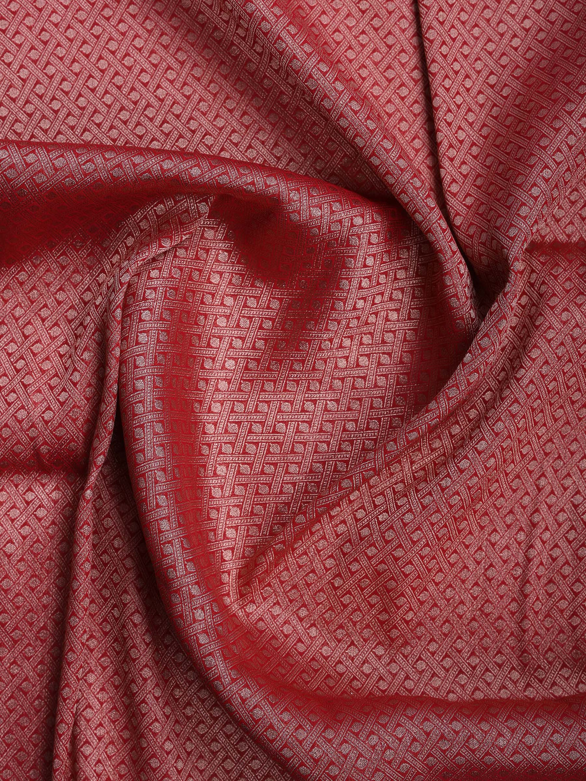 Hot Pink Plain Chiffon Saree