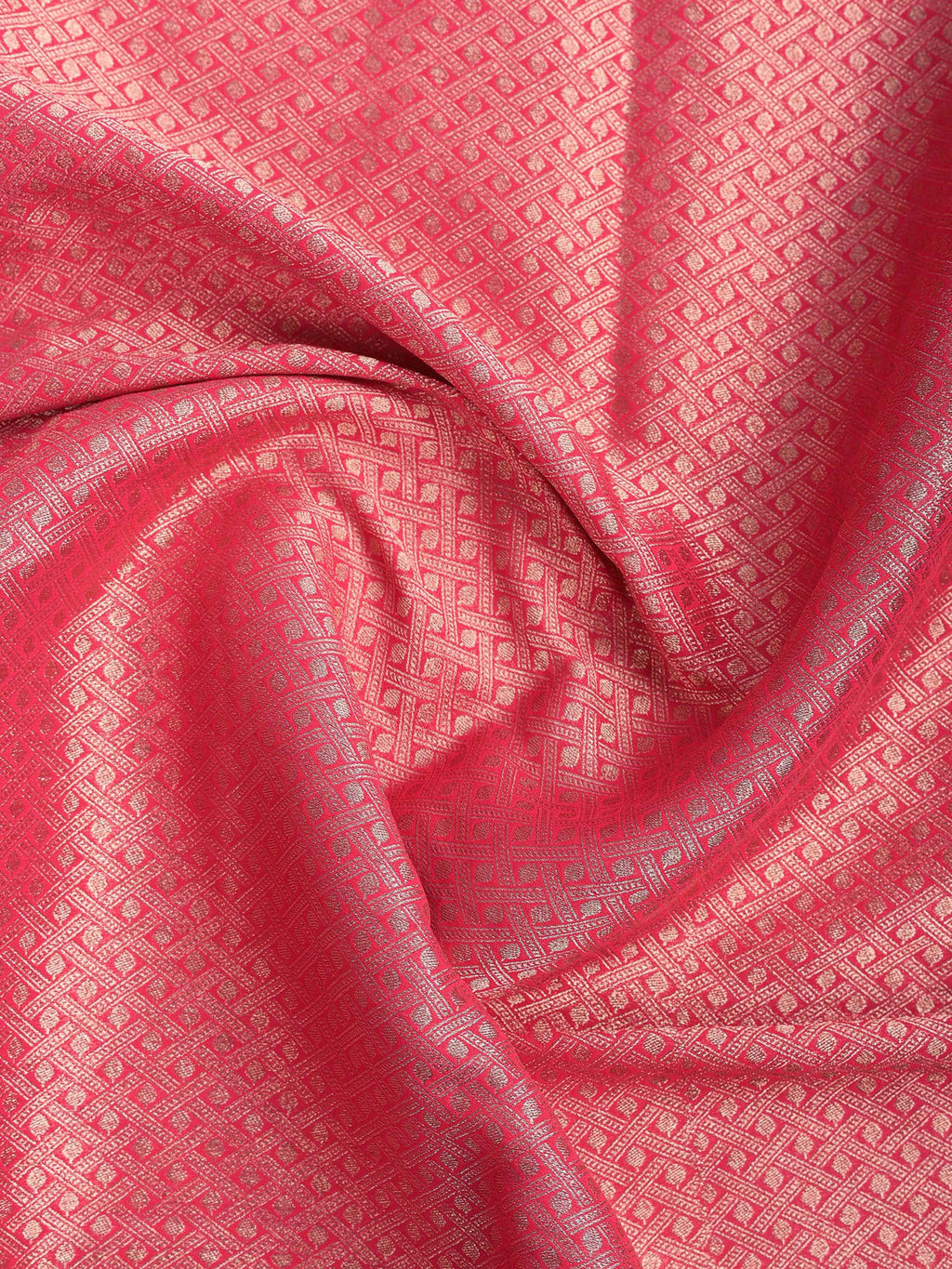 Rani Plain Chiffon Saree