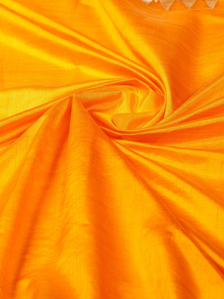 Mustard Woven Design Art Silk Saree