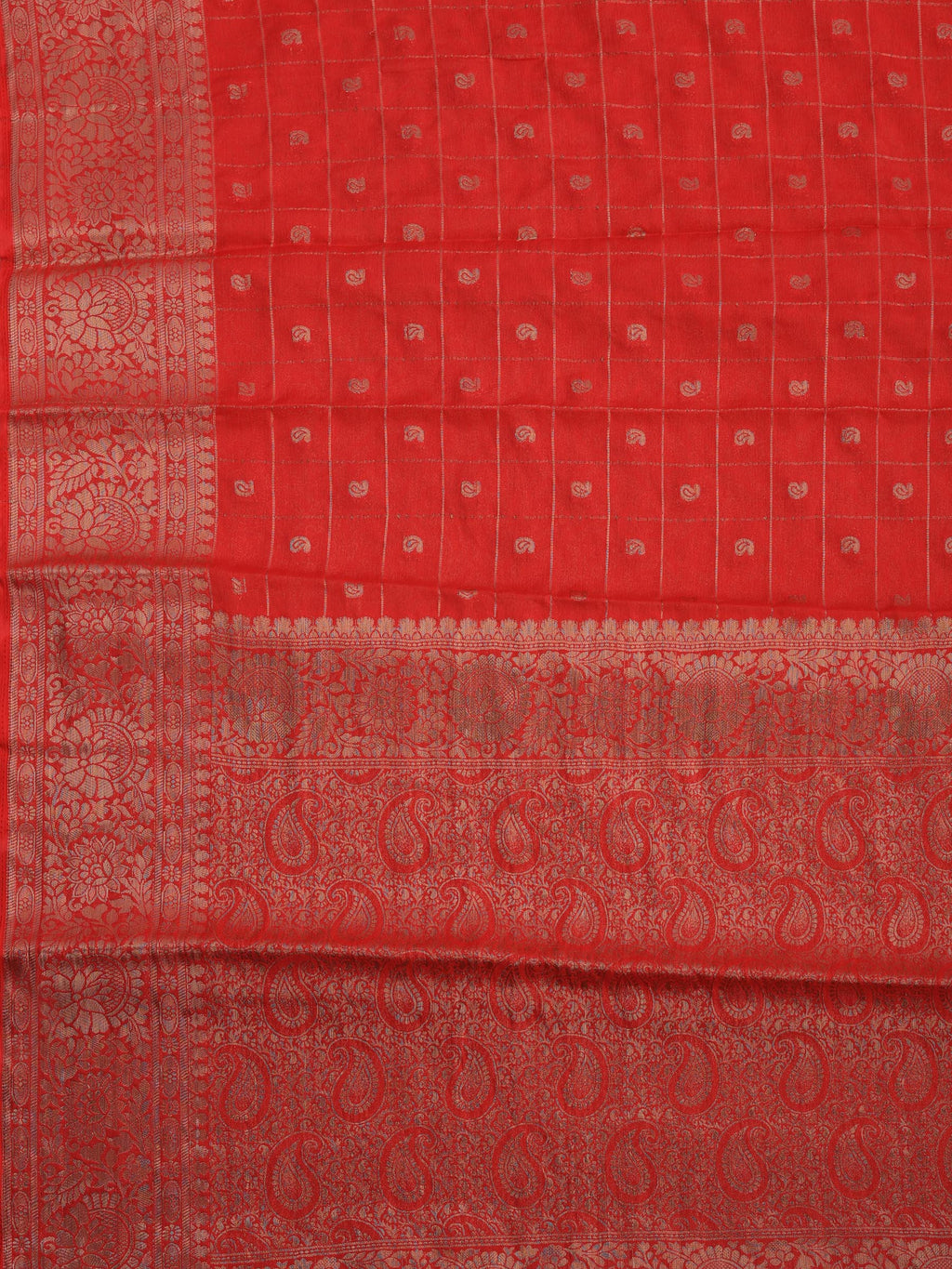 Pink Zari Work Crepe Saree