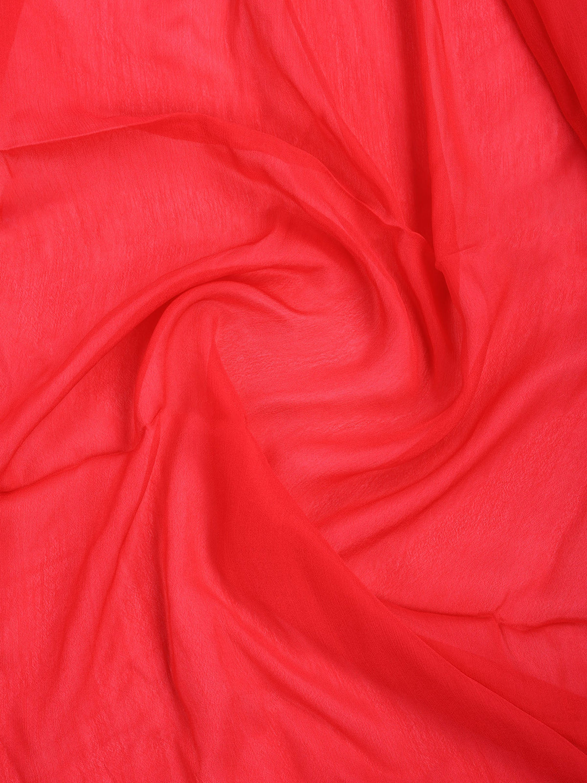 Rani Zari Work Chiffon Saree