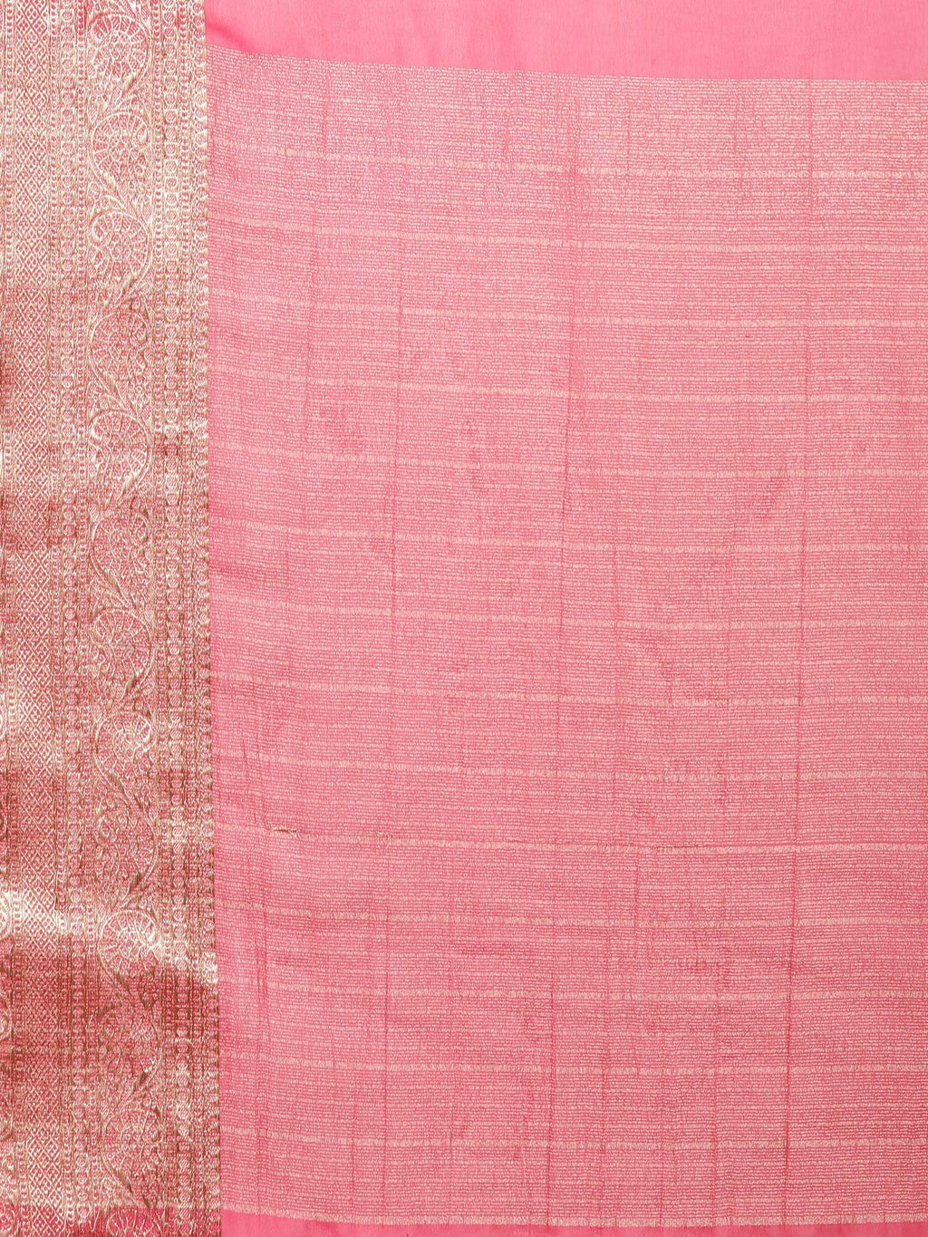 Rani Zari Work Chiffon Saree