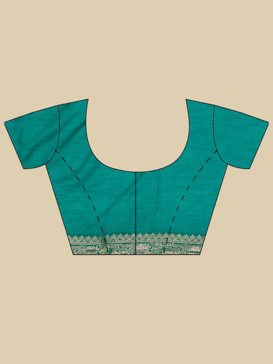 Green Woven Design Art Silk Saree