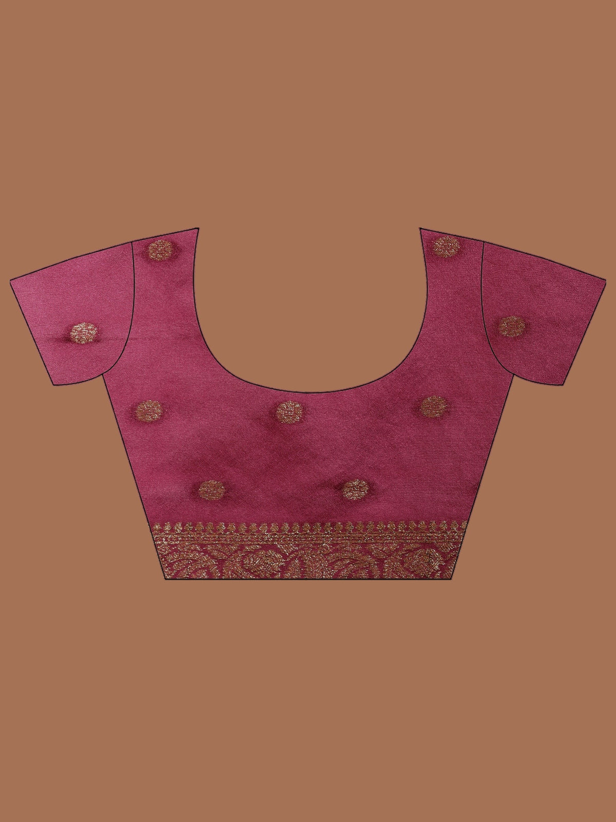 Purple Embroidered Georgette Saree