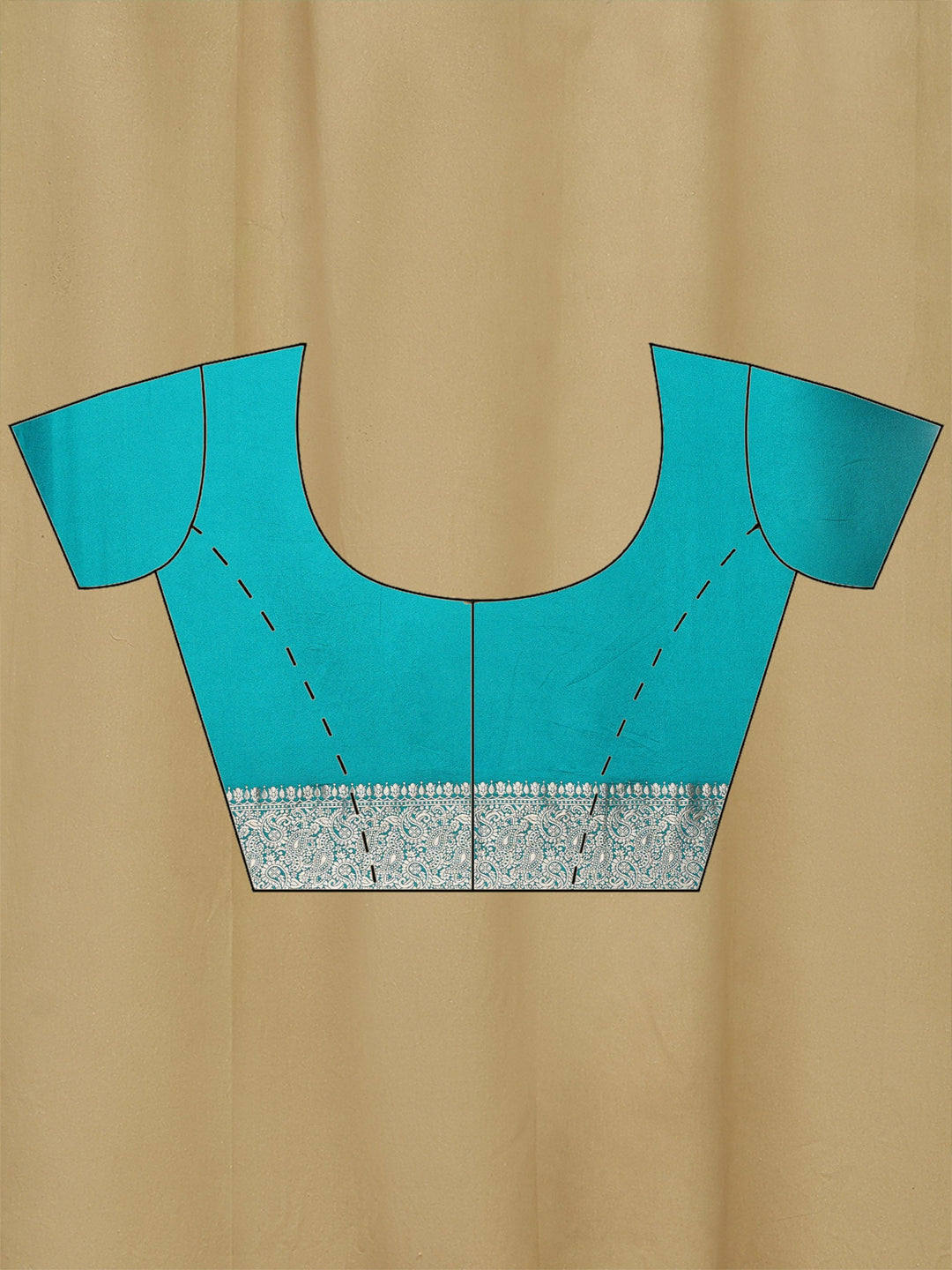 Zari Border Booti Handloom Woven Saree