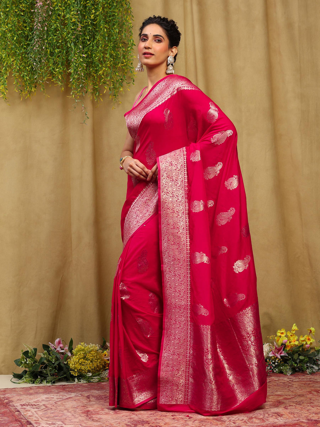 Rani Woven Design Art Silk Saree