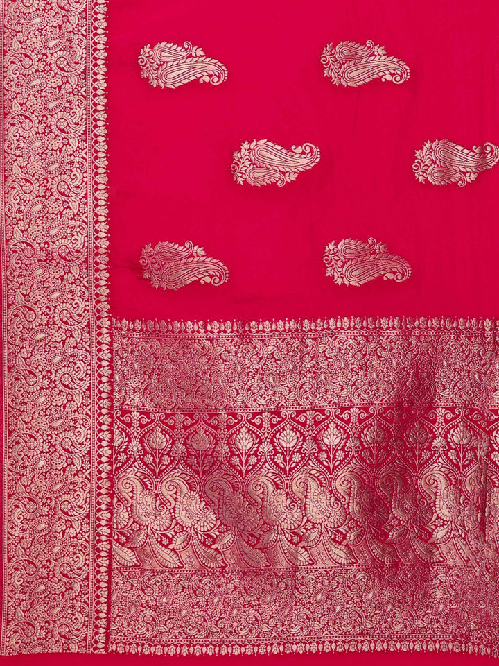 Rani Woven Design Art Silk Saree
