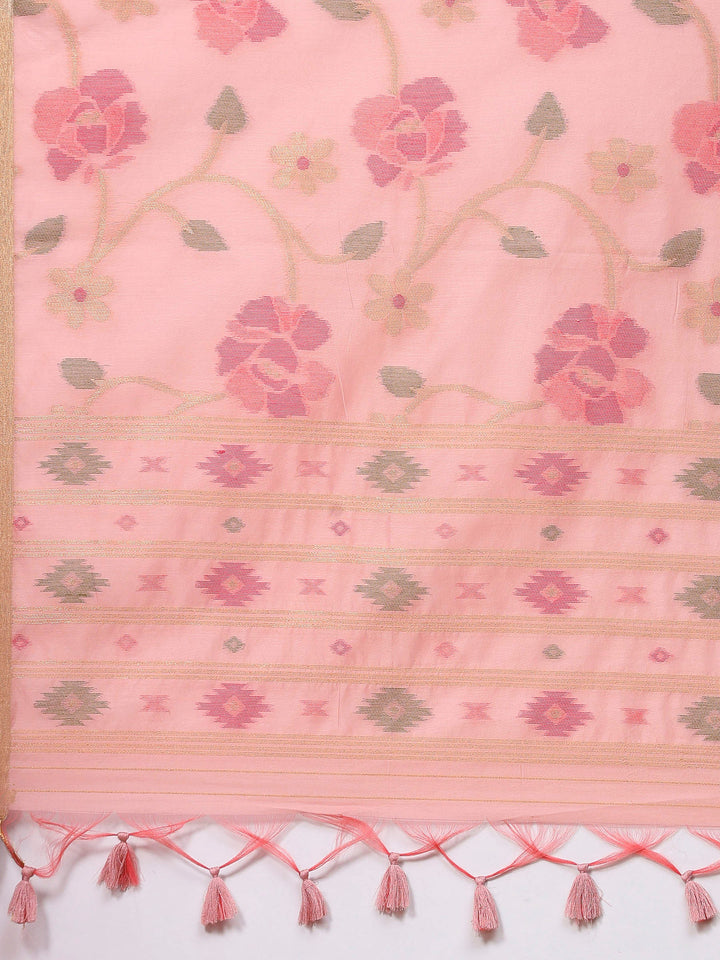 Woven Design Tussar Silk Saree