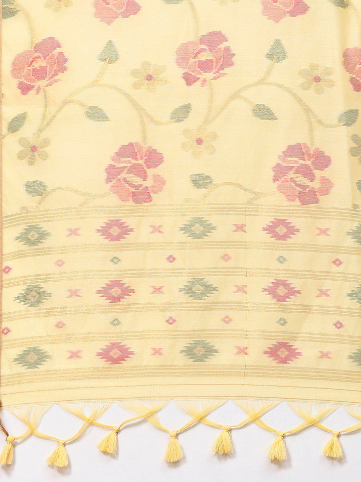 Woven Design Tussar Silk Saree
