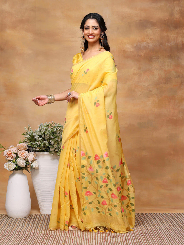 Woven Design Tussar Silk Saree