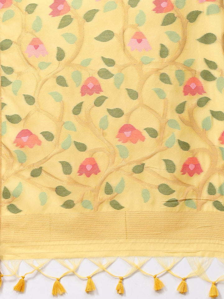 Woven Design Tussar Silk Saree