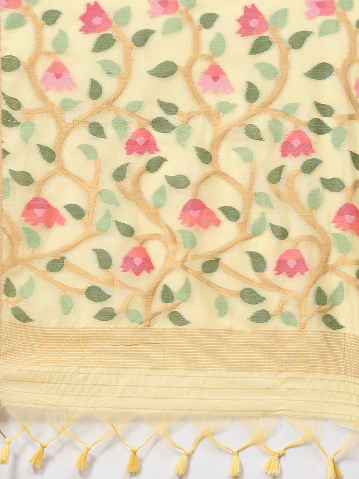 Woven Design Tussar Silk Saree