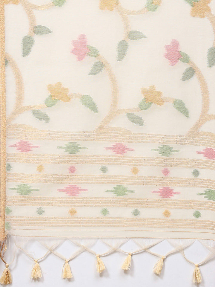 Woven Design Tussar Silk Saree
