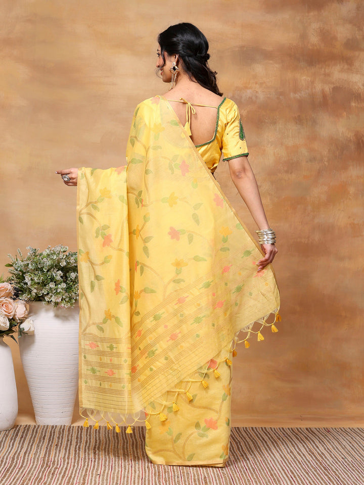 Woven Design Tussar Silk Saree