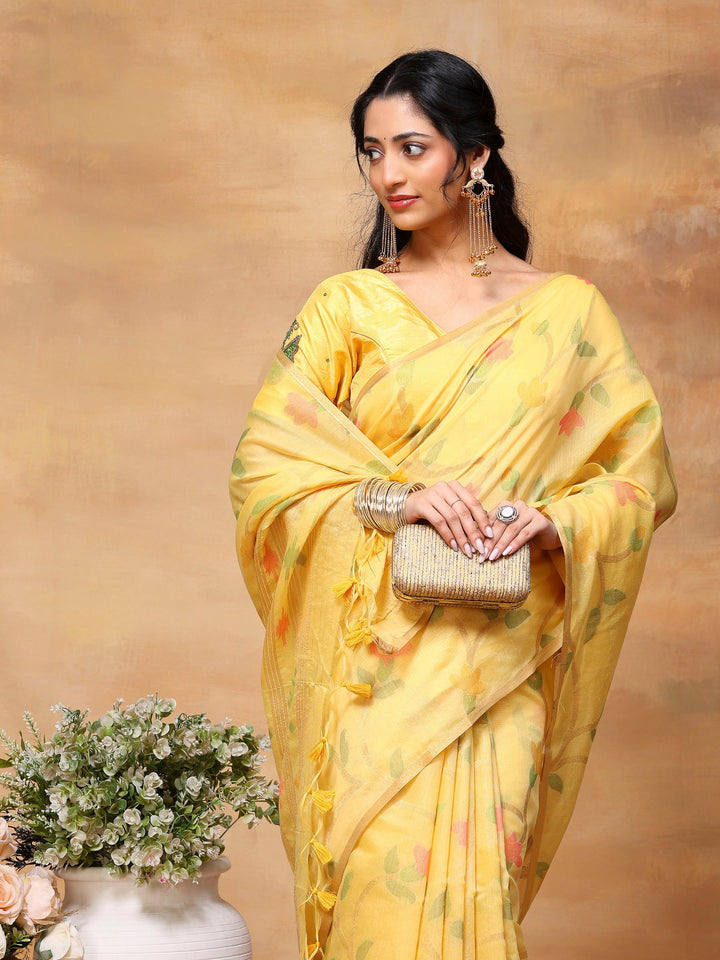 Woven Design Tussar Silk Saree
